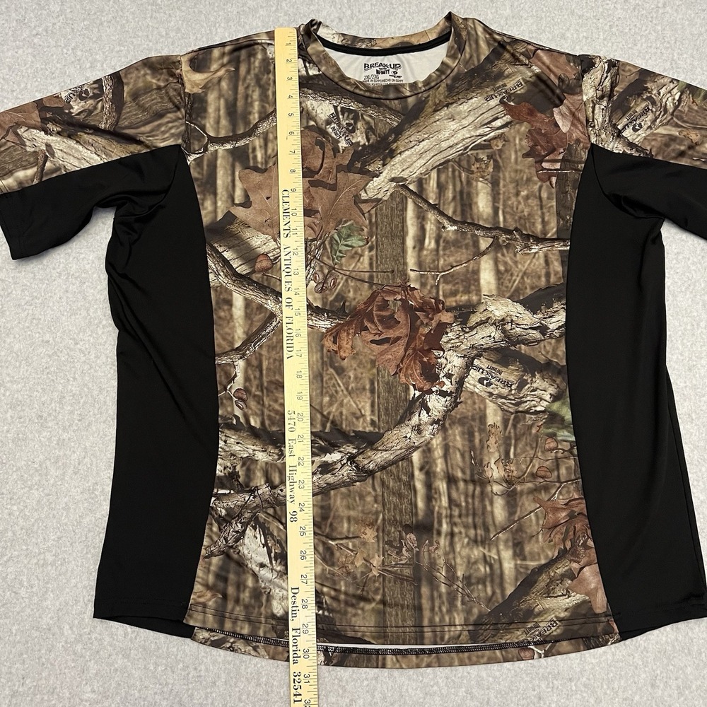 Mossy Oak Shirt Men's XXL Camo Short Sleeve Break Up Infinity Outdoor Hunting - Picture 10 of 11